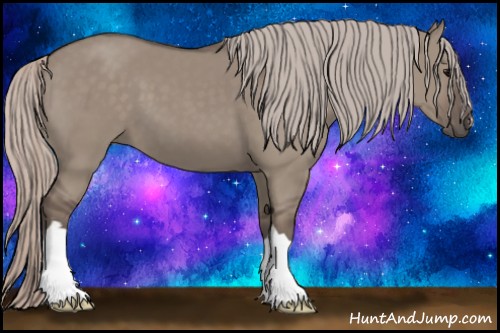 Horse Color:Silver Grullo 