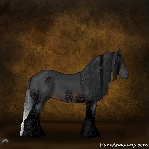 Horse Color:Void White Spotted Brown Tobiano 