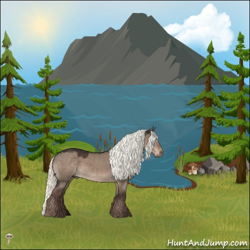 Horse Color:Liver Red Dun Mushroom Rabicano