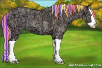 Horse Color:Painted Gold Champagne Ice Dun Splash 