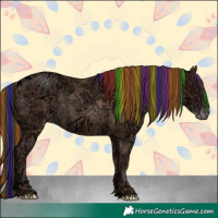 Horse Color:Painted Classic Champagne Ice 