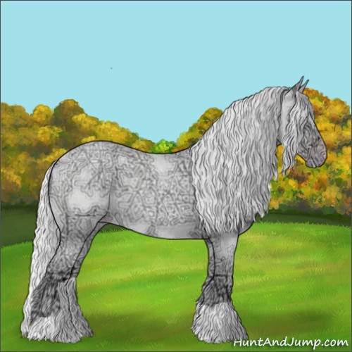 Horse Color:Silver Classic Champagne Chinchilla Ice Roan 