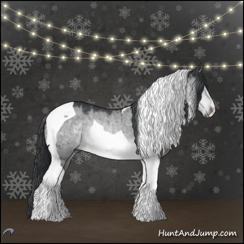 Horse Color:Brown Chinchilla Dun Tobiano Brindle 