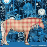 Horse Color:Plaid Silver Sable Champagne