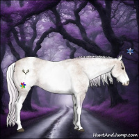 Horse Color:Watercolor White Spotted Silver Buckskin Ice 