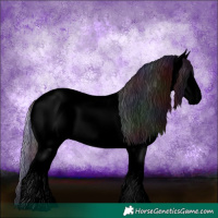 Horse Color:Void Nacre Silver Bay Pearl Dun Sabino Splash Tobiano Snowflake Varnish
