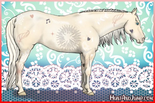 Horse Color:Palomino Pearl Sabino