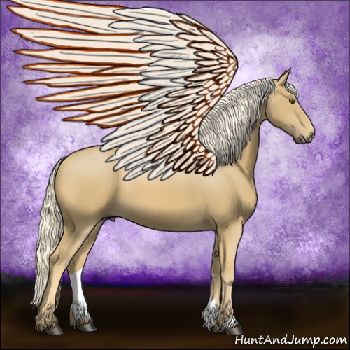 Horse Color:Palomino Mushroom 