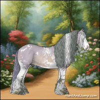 Horse Color:Watercolor White Spotted Red Dun Rabicano 