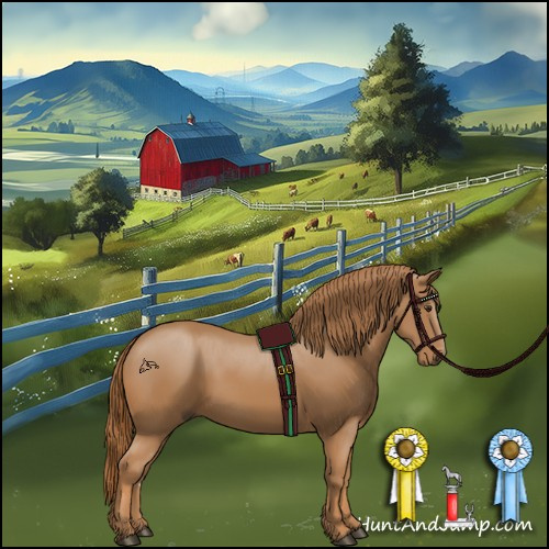 Horse Color:Chestnut Rabicano