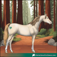 Horse Color:Smoky Grullo Pearl Tobiano