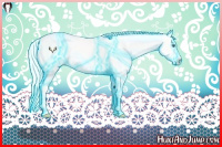 Horse Color:Thunderstruck Silver Perlino Frame 