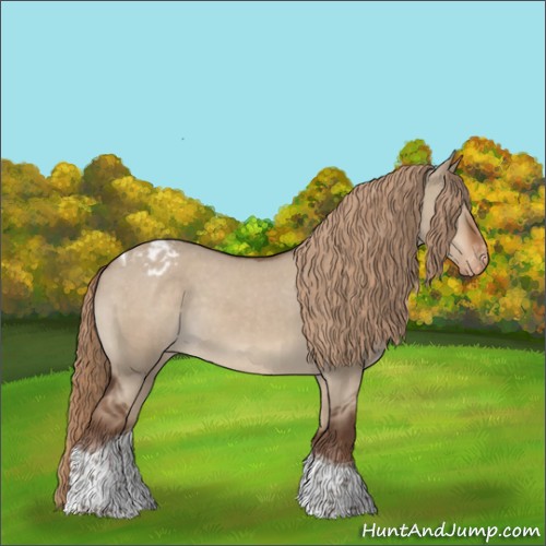 Horse Color:Liver Red Dun Tobiano Appaloosa Rabicano