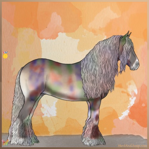 Horse Color:Nacre Silver Brown Onyx 