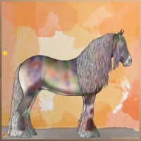 Horse Color:Nacre Silver Brown Onyx 