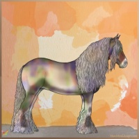 Horse Color:Nacre Silver Brown Onyx 