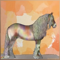Horse Color:Nacre Silver Brown Onyx 