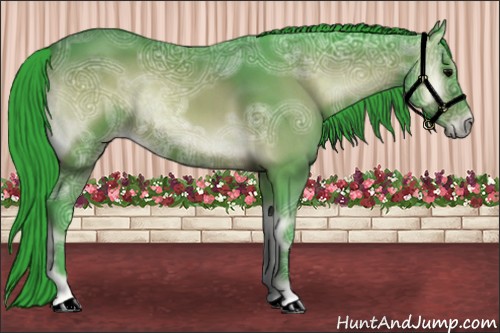 Horse Color:Watercolor Bay Ice Onyx Sabino 