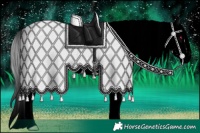 Horse Color:Void Liver Chestnut Chinchilla Ice Sabino Appaloosa