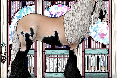 Horse Color:Silver Bay Pearl Splash