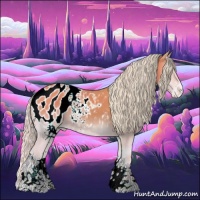 Horse Color:Watercolor White Spotted Silver Amber Champagne Onyx Tobiano Appaloosa 