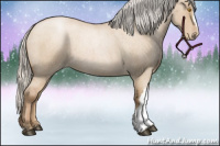 Horse Color:Silver Grullo Roan Pearl 