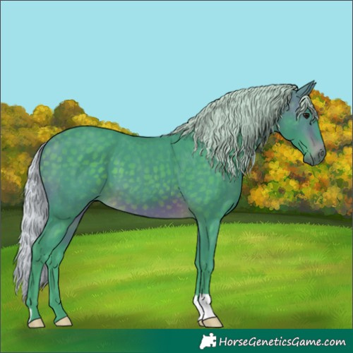 Horse Color:Watercolor Silver Brown