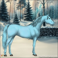 Horse Color:Watercolor Black 