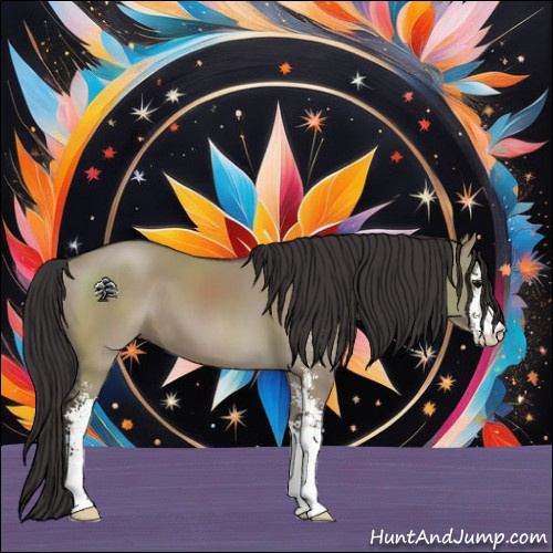 Horse Color:Smoky Grullo Sabino 