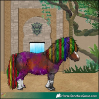 Horse Color:Painted White Spotted Brown