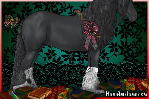 Horse Color:Black Tobiano