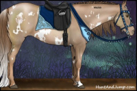 Horse Color:White Spotted Liver Chestnut Pearl 