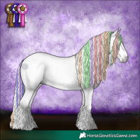 Horse Color:Gray Painted Classic Champagne Splash 