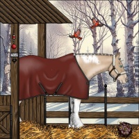 Horse Color:Chocolate Palomino Pearl Tobiano Frame  and Chocolate Palomino Pearl Tobiano Frame 