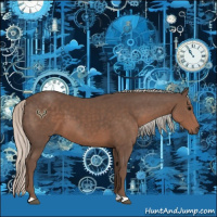 Horse Color:Silver Black 