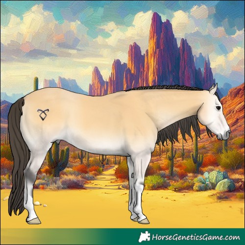Horse Color:Buckskin Onyx 