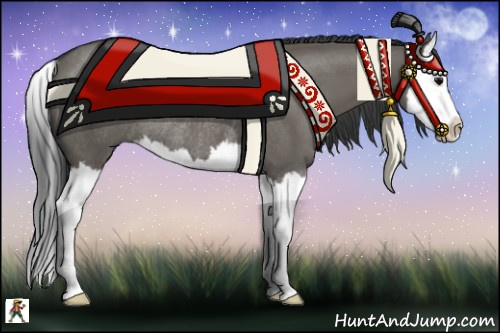 Horse Color:Grullo Sabino Splash Rabicano 