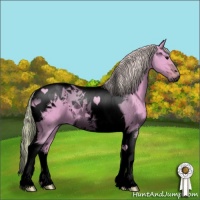 Horse Color:Void Watercolor Silver Grullo Tobiano