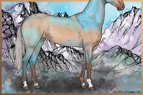 Horse Color:Silver Brown Ice Dun