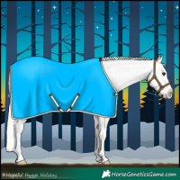 Horse Color:Chestnut Mushroom Splash Appaloosa 