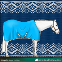 Horse Color:Chestnut Mushroom Splash Appaloosa 