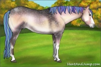 Horse Color:Painted Silver Brown Onyx