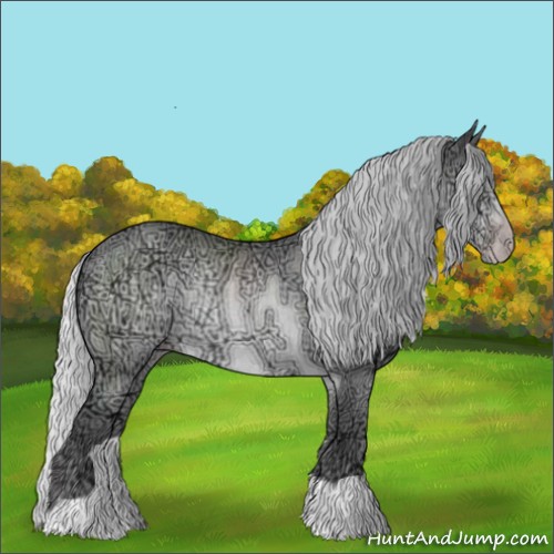 Horse Color:Silver Sable Cream Champagne Chinchilla Ice Rabicano 