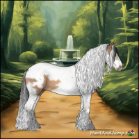 Horse Color:Bay Dun Splash Tobiano Frame 