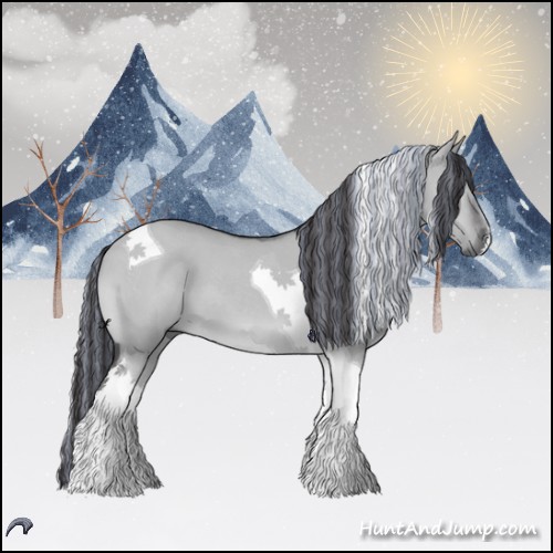 Horse Color:Painted Smoky Grullo Chinchilla Tobiano 