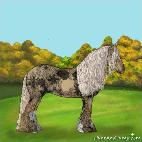 Horse Color:Palomino Ice Dun 