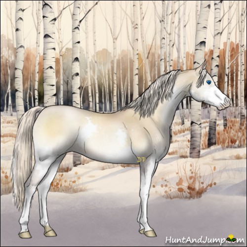 Horse Color:Chocolate Palomino Pearl Onyx Splash 