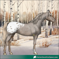 Horse Color:Chocolate Palomino Appaloosa