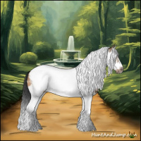 Horse Color:White Spotted Bay Dun Splash Tobiano Frame 