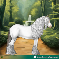 Horse Color:White Spotted Buckskin Dun Splash Tobiano Frame Rabicano 